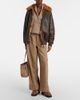 Brunello Cucinelli Brunello Cucinelli Monili shearling-trimmed leather blouson jacket - 6