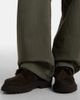Brunello Cucinelli Brunello Cucinelli Monili shearling-trimmed suede lace-up boots - 2