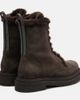 Brunello Cucinelli Brunello Cucinelli Monili shearling-trimmed suede lace-up boots - 3