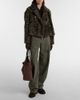 Brunello Cucinelli Brunello Cucinelli Monili shearling-trimmed suede lace-up boots - 4
