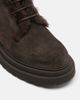 Brunello Cucinelli Brunello Cucinelli Monili shearling-trimmed suede lace-up boots - 6