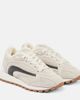 Brunello Cucinelli Brunello Cucinelli Monili Beads shearling-trimmed suede sneakers - 1