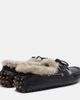 Brunello Cucinelli Brunello Cucinelli Monili shearling boat shoes - 3