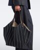 Brunello Cucinelli Brunello Cucinelli Monili striped canvas tote bag - 2