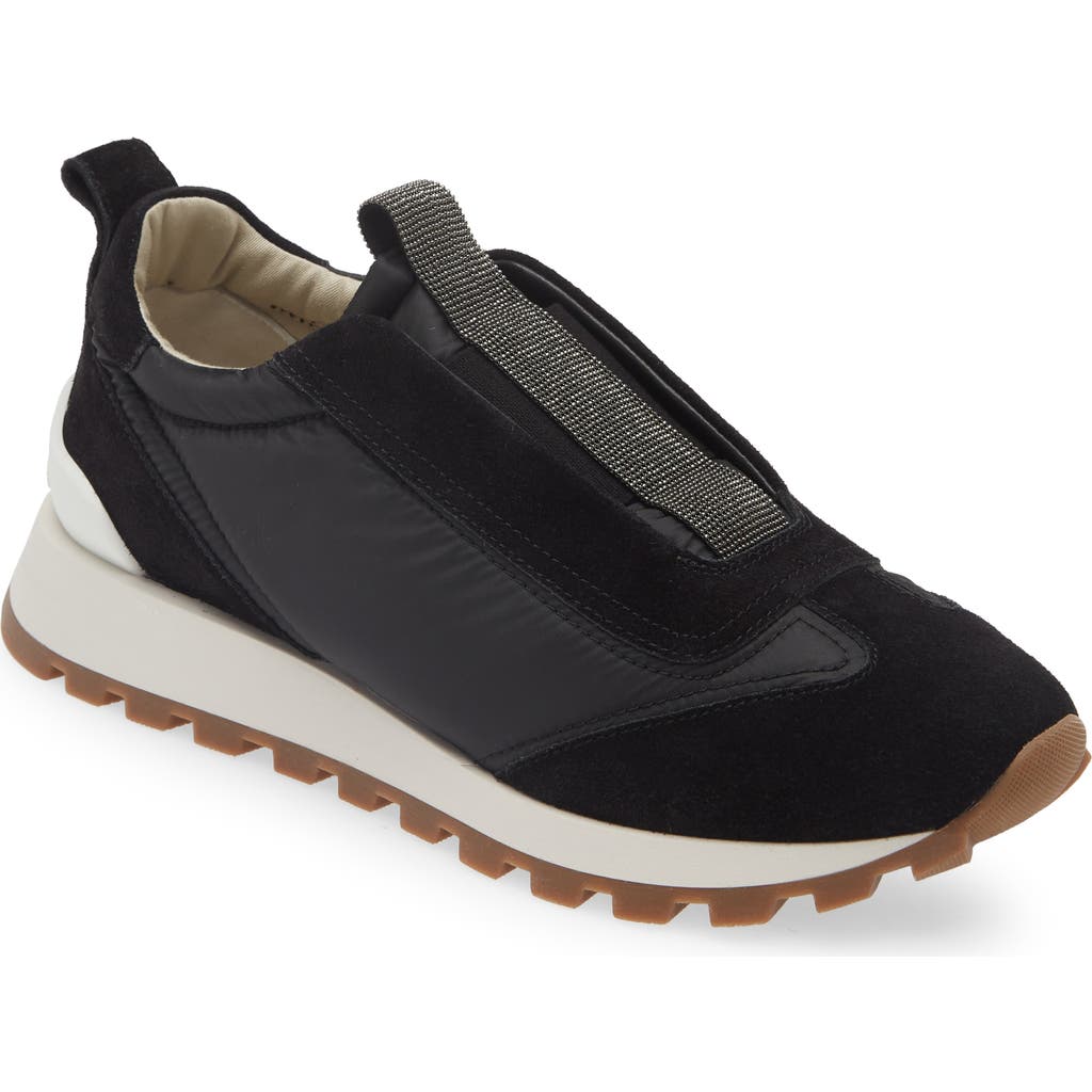 Brunello Cucinelli Brunello Cucinelli Monili Trim Runner Sneaker