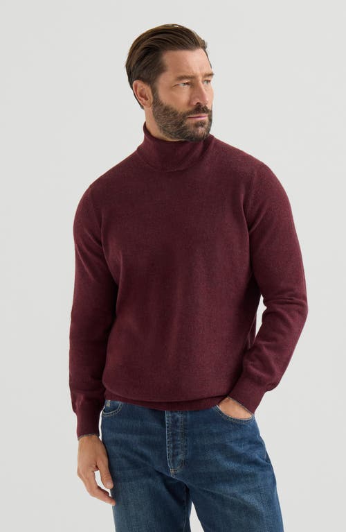 Brunello Cucinelli Brunello Cucinelli Mouliné cashmere turtleneck sweater