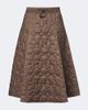 Brunello Cucinelli Brunello Cucinelli Padded quilted midi skirt - 1