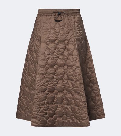 Brunello Cucinelli Brunello Cucinelli Padded quilted midi skirt
