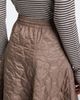Brunello Cucinelli Brunello Cucinelli Padded quilted midi skirt - 5