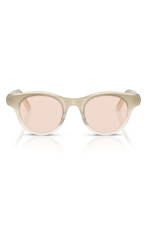 Brunello Cucinelli Brunello Cucinelli Pigalle 47mm Small Round Sunglasses