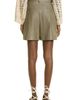 Brunello Cucinelli Brunello Cucinelli Pleat Front Leather City Shorts - 2