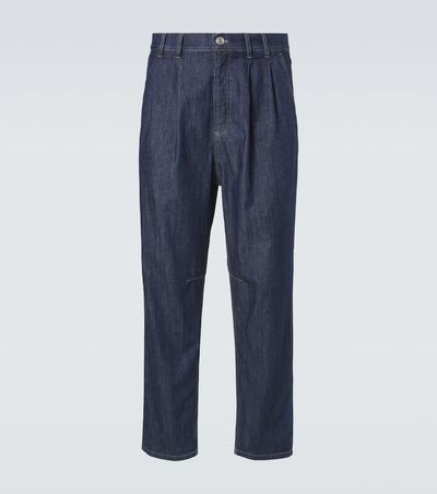 Brunello Cucinelli Brunello Cucinelli Pleated tapered jeans