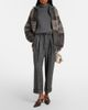Brunello Cucinelli Brunello Cucinelli Pleated wool-blend tapered pants - 2