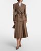 Brunello Cucinelli Brunello Cucinelli Pleated wool-blend tweed midi skirt - 2