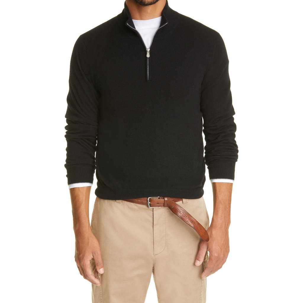 Brunello Cucinelli Brunello Cucinelli Quarter Zip Cashmere Pullover