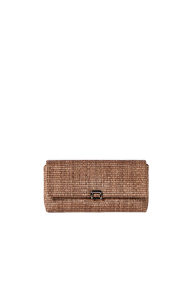 Brunello Cucinelli Brunello Cucinelli Raffia sartorial clutch bag