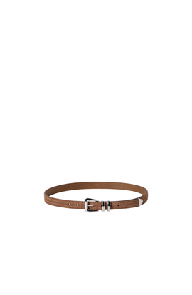 Brunello Cucinelli Brunello Cucinelli Reversed calfskin belt with chevron design