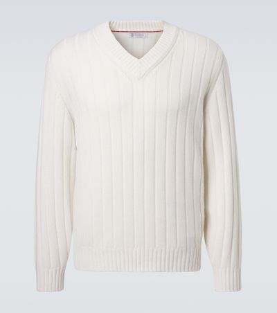 Brunello Cucinelli Brunello Cucinelli Ribbed-knit cashmere sweater