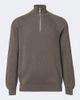 Brunello Cucinelli Brunello Cucinelli Ribbed-knit half-zip cotton sweater - 1