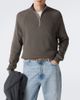 Brunello Cucinelli Brunello Cucinelli Ribbed-knit half-zip cotton sweater - 3