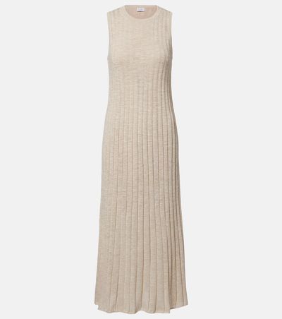 Brunello Cucinelli - Ribbed-knit maxi dress Brunello Cucinelli - Ribbed-knit maxi dress