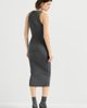 Brunello Cucinelli Brunello Cucinelli Ribbed Wool Jersey Dress With Dazzling Lace Embroidery - 3