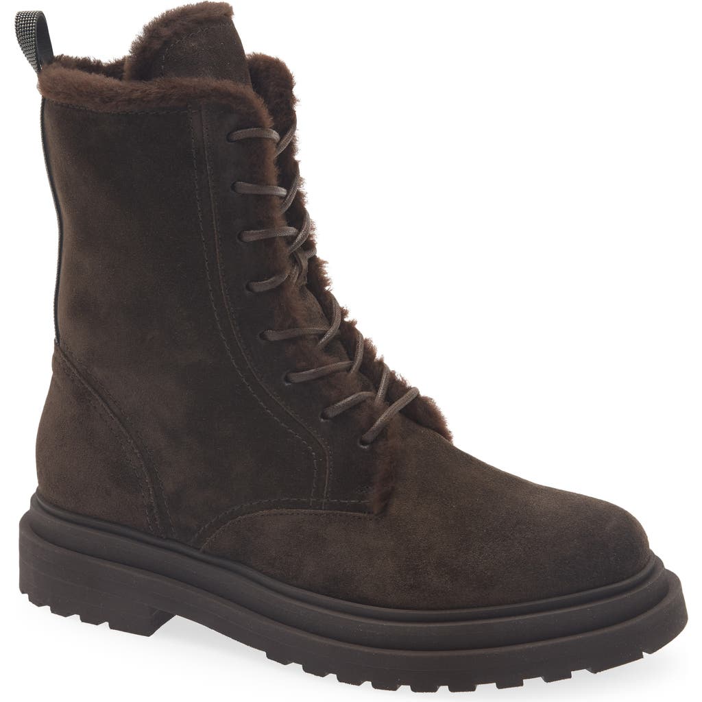 Brunello Cucinelli Brunello Cucinelli Sartorial Genuine Shearling Lined Boot