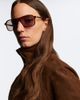 Brunello Cucinelli Brunello Cucinelli Sartorial Sunset rectangular sunglasses - 6