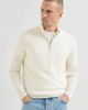 Brunello Cucinelli Brunello Cucinelli Sea Island cotton and cashmere lightweight sweater with half zip - 1