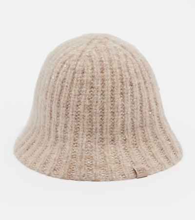 Brunello Cucinelli Brunello Cucinelli Sequined cashmere-blend bucket hat