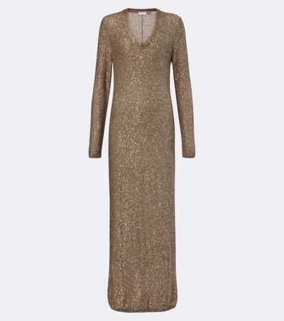 Brunello Cucinelli Brunello Cucinelli Sequined maxi dress