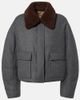 Brunello Cucinelli Brunello Cucinelli Shearling-trimmed alpaca-blend down jacket - 1