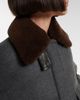 Brunello Cucinelli Brunello Cucinelli Shearling-trimmed alpaca-blend down jacket - 3