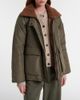 Brunello Cucinelli Brunello Cucinelli Shearling-trimmed cotton-blend jacket - 2