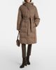 Brunello Cucinelli Brunello Cucinelli Shearling-trimmed wool-blend down coat - 2