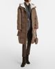 Brunello Cucinelli Brunello Cucinelli Shearling-trimmed wool-blend down coat - 5
