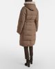 Brunello Cucinelli Brunello Cucinelli Shearling-trimmed wool-blend down coat - 6