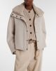 Brunello Cucinelli Brunello Cucinelli Shearling-trimmed wool and cashmere jacket - 2