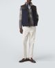 Brunello Cucinelli Brunello Cucinelli Shearling-trimmed wool vest - 3