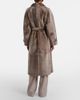 Brunello Cucinelli Brunello Cucinelli Shearling wrap coat - 6