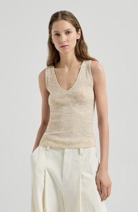 Brunello Cucinelli Brunello Cucinelli Silk, alpaca and wool flower lace knit top