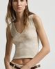 Brunello Cucinelli Brunello Cucinelli Silk, alpaca and wool flower lace knit top - 5