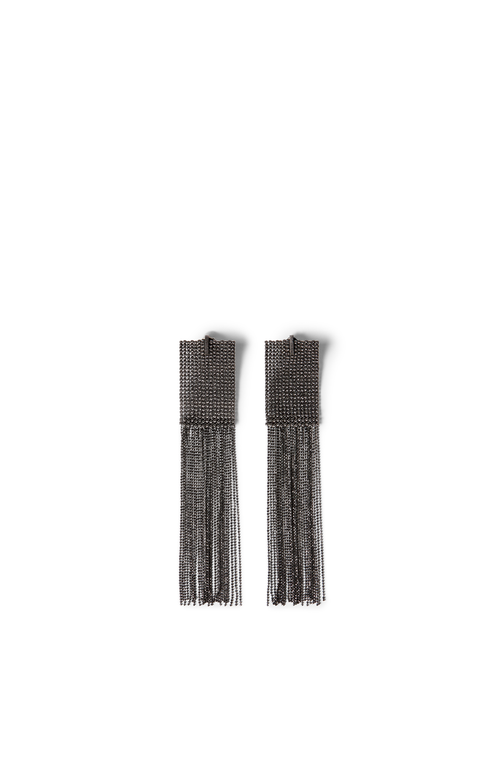 Brunello Cucinelli Brunello Cucinelli Silver frayed earrings