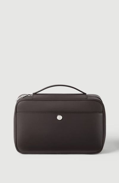 Brunello Cucinelli Brunello Cucinelli Smooth calfskin travel beauty case