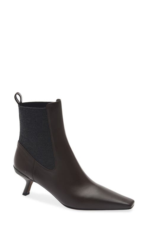 Brunello Cucinelli Brunello Cucinelli Snip Toe Kitten Heel Chelsea Boot