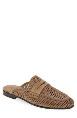 Brunello Cucinelli Brunello Cucinelli Sparkle Net Leather Mule