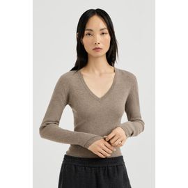 Brunello Cucinelli Brunello Cucinelli Sparkling cashmere ribbed sweater