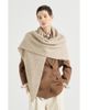 Brunello Cucinelli Brunello Cucinelli Sparkling cashmere, wool and mohair rib knit shawl - 1