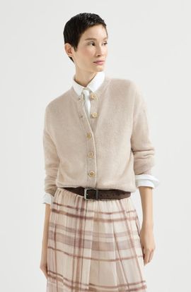 Brunello Cucinelli Brunello Cucinelli Sparkling mohair and wool cardigan