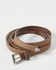 Brunello Cucinelli Brunello Cucinelli Sparkling Textured Leather Belt With Shiny Loop - 3